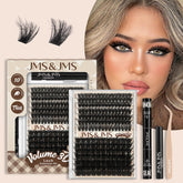 JMS&JMS Lash Clusters Kit 100D-200D for bold volume and definition