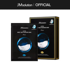 Texture du masque Nid d'Oiseau Actif sur la peau