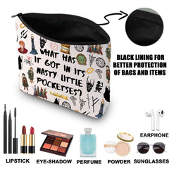 JNIAP sac maquillage fantaisie cinéma utilisation multifonctionnelle pour maquillage et produits de toilette.