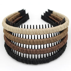 JOBAND bandeau-cheveux-dents-sans-glisse maintient les cheveux en place toute la journée.