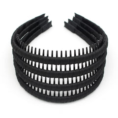 JOBAND bandes-cheveux noires ensemble 4 pièces pour un look élégant et stable.
