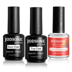 Démaquillant gel JODSONE en flacon 15 ml pour retirer le gel à domicile.