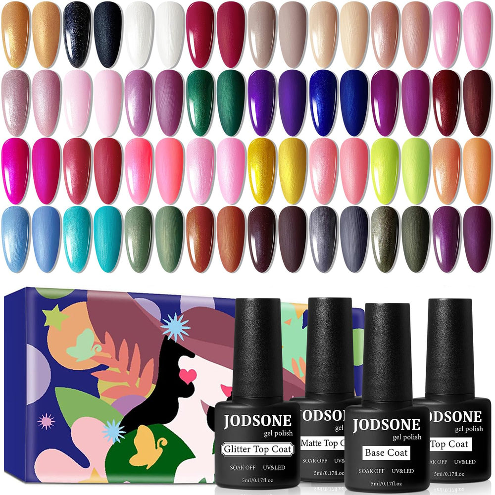Jodsone ensemble 36 vernis gel, palette variée pour différents looks.