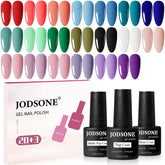 JODSONE ensemble vernis gel 23 pièces, palette complète pour créer des looks variés.