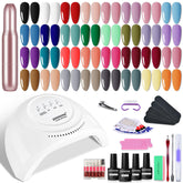 Ensemble JODSONE vernis gel 36 pièces, pour tous les looks et styles.