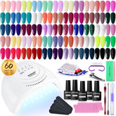 JODSONE kit vernis gel 60 pièces prêt pour démarrer une manucure à domicile