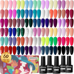 Kit JODSONE vernis gel 60 pièces pour une manucure complète à domicile