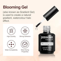 JODSONE Ongles marbre: motif effet marbre élégant