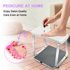 JODSONE repose-pieds pédicure etagere-stockage permet d'organiser les outils.