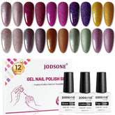JODSONNE ensemble vernis gel 12 bouteilles pour une manucure complète et durable.