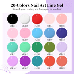 Pinceau fin intégré JODSONE pour détails nets sur les ongles.