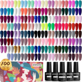 Set JODSTONE avec vernis gel multicolore dans une boîte cadeau.