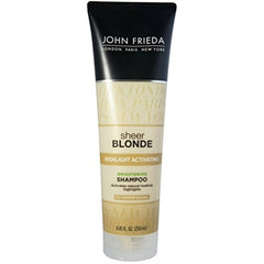John Frieda: bouteille de shampoing blond activant les reflets pour des tons plus lumineux