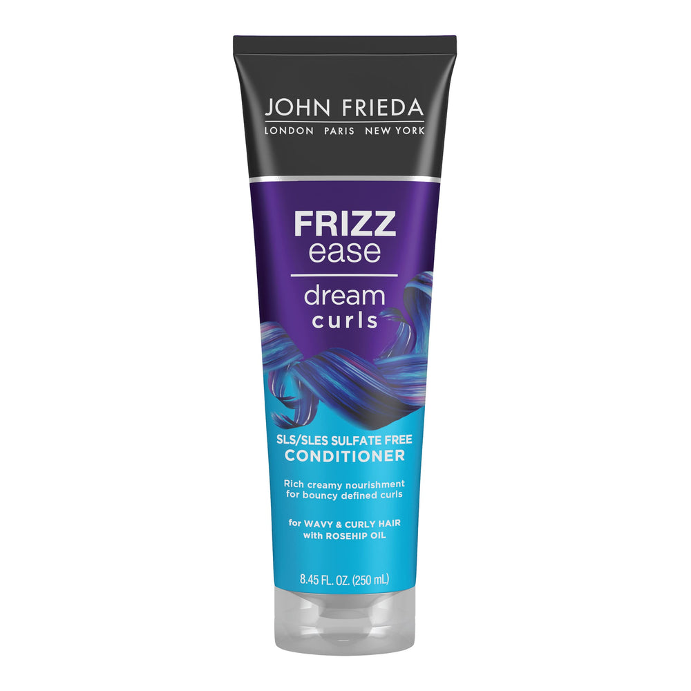 John Frieda Dream Curls Conditionneur en flacon, boucles hydratées et définies.