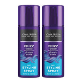 John Frieda Dream Curls Spray, bouteille pompe, boucles définies et sans frisottis.