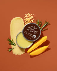 John Masters Organics Hair Pomade — application sur cheveux pour un style durable