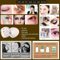Johncase brume oculaire nanométrique 3 microns, hydratation douce et efficace.