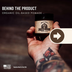 Texture de la pomade Johnny Slicks Originale, idéal pour modeler le style.