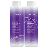Joico Color Balance Shampoing Bouteille réduit les reflets jaunes pour blond froid.