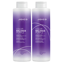 Joico Color Balance Shampoing Bouteille réduit les reflets jaunes pour blond froid.