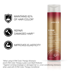 Shampoing Joico K-pak Color Therapy – mousse dense pour démêlage facilité