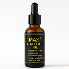 JOKODOMUS Max+ Afro Ayiti huile flacon 30 ml, hydratation légère pour la peau.