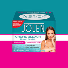 Jolen Blanchisseur Poils Visage 125 ml éclaircit les poils du visage à domicile.