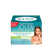 Jolen Crème Décolorante Originale 125 ml prête pour visage et corps, éclaircit poils.