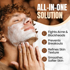 Gommage Visage Joli Noir – pores nets et peau clarifiée.