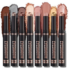 Jolilab fard paupiere 8 couleurs: palette polyvalente pour un regard net et lumineux