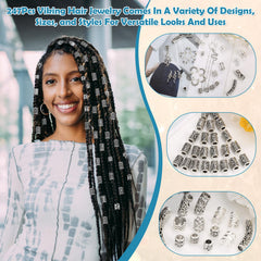 Jollidecor perles locs vikings pour styles variés et expressifs.