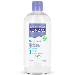 JONZAC eau micellaire en flacon pour démaquiller le visage en douceur.