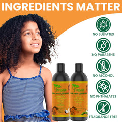 Marque J'Organic Solutions flacon conditionneur bebe, démêlage doux et nourrissant