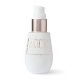 Josie Maran Pure Argan Milk — bouteille; hydratation durable pour peau sèche.