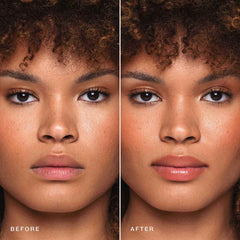 Jouer Essential Vegan Lip Enhancer applied on lips for visible fullness