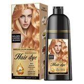 Joyful Young Golden Copper Blonde Shampoo deposits warm color on blond hair