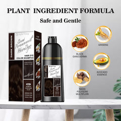 Joyful Young Shampoing brun fonce – application facile sur cheveux secs