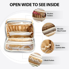 JOYYTUU sac-maquillage poche arrière miroir LED – accès rapide en déplacement