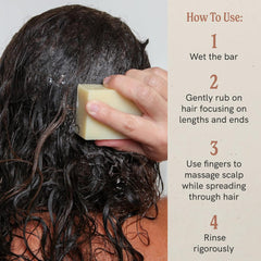 Utilisation quotidienne avec la barre J·R·LIGGETT'S Coco-Argan pour cheveux propres