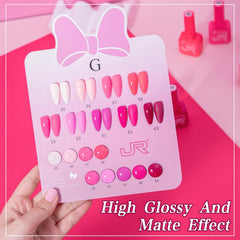 JR Vernis Gel 15ml rose-pale – teinte subtile pour un look raffiné.