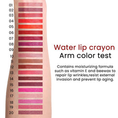 JUAAZIN Crayon lip liner rouille — fini mat confortable toute la journee.