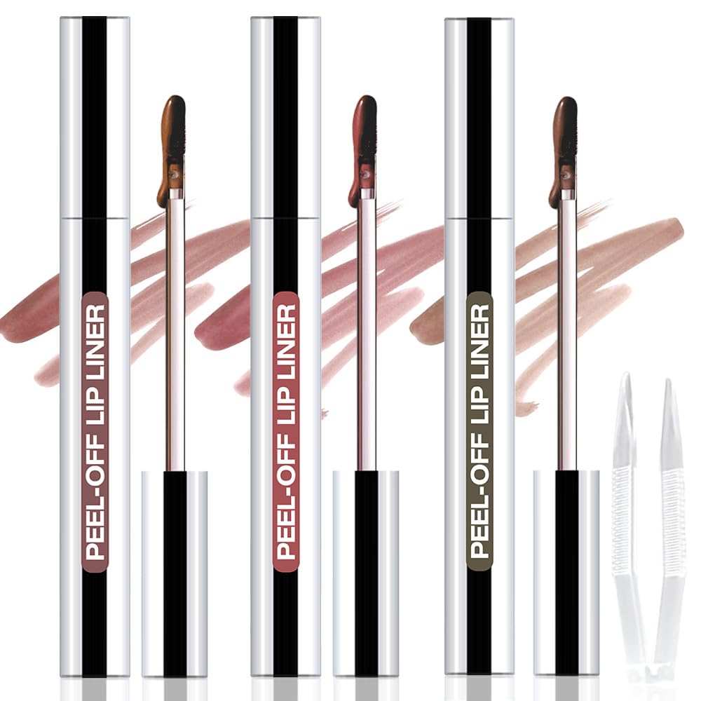 JUAAZIN teinte lèvres pelable rose pâle pour couleur durable sans transfert.