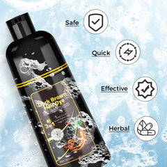 JUANCHI Formule herbale avec ginseng et sésame pour nourrir les cheveux.