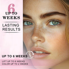 JUANPHEA Lash Lift Kit coloration noire pour cils intenses.