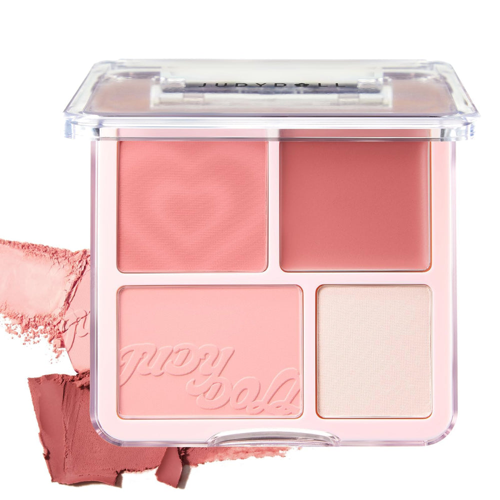 Palette judydoll blush lumiere 2 en 1 pour teint naturel et lumineux