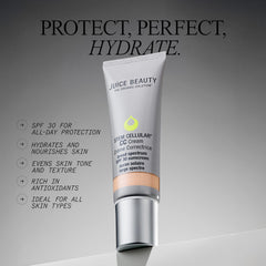 Juice Beauty Stem Cellular CC Cream SPF 30 protège avec oxyde de zinc minéral et éclat Éclat Île.