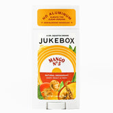 JUKEBOX Mango No5, bouteille déodorant, fraîcheur durable.