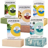 JUKEBOX Île au Soleil, barre de savon, expérience sensorielle rafraîchissante sous la douche