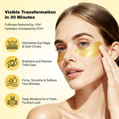 Juland patches yeux acide hyaluronique, peau plus hydratée et repulpée.