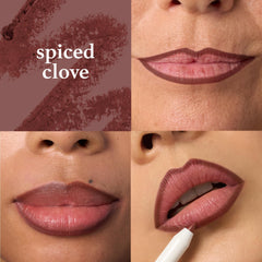 Julep Trace Contour Lèvres rétractable en action, application fluide.